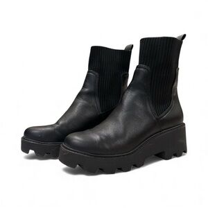 DV by Dolce Vita Black Chelsea Moto Boots